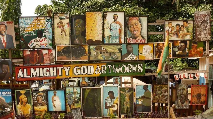 Almighty God Art Works. Kwame Akoto, Kumasi Ghana