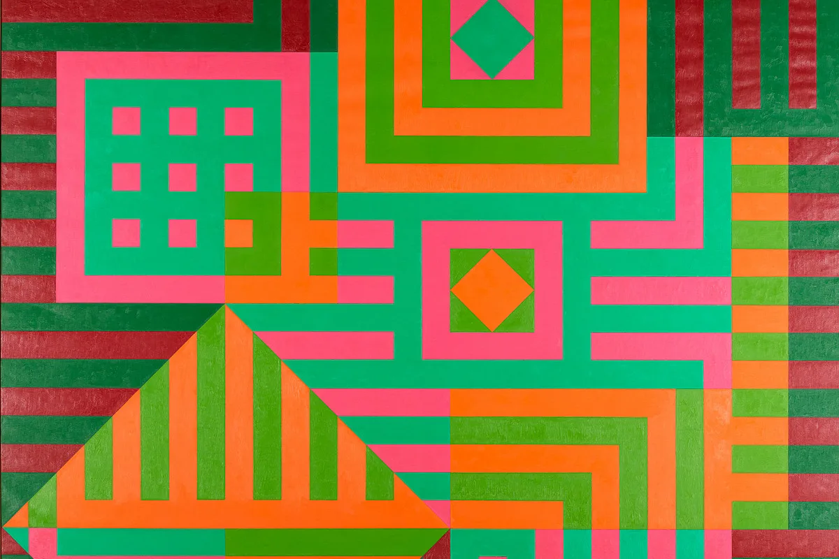 Victor Vasarely, «Kiu-Siu», 1963, The ALBERTINA Museum, Vienna, The Essl Collection. © Bildrecht, Vienna 2025. Diritti dell'immagine riservati.