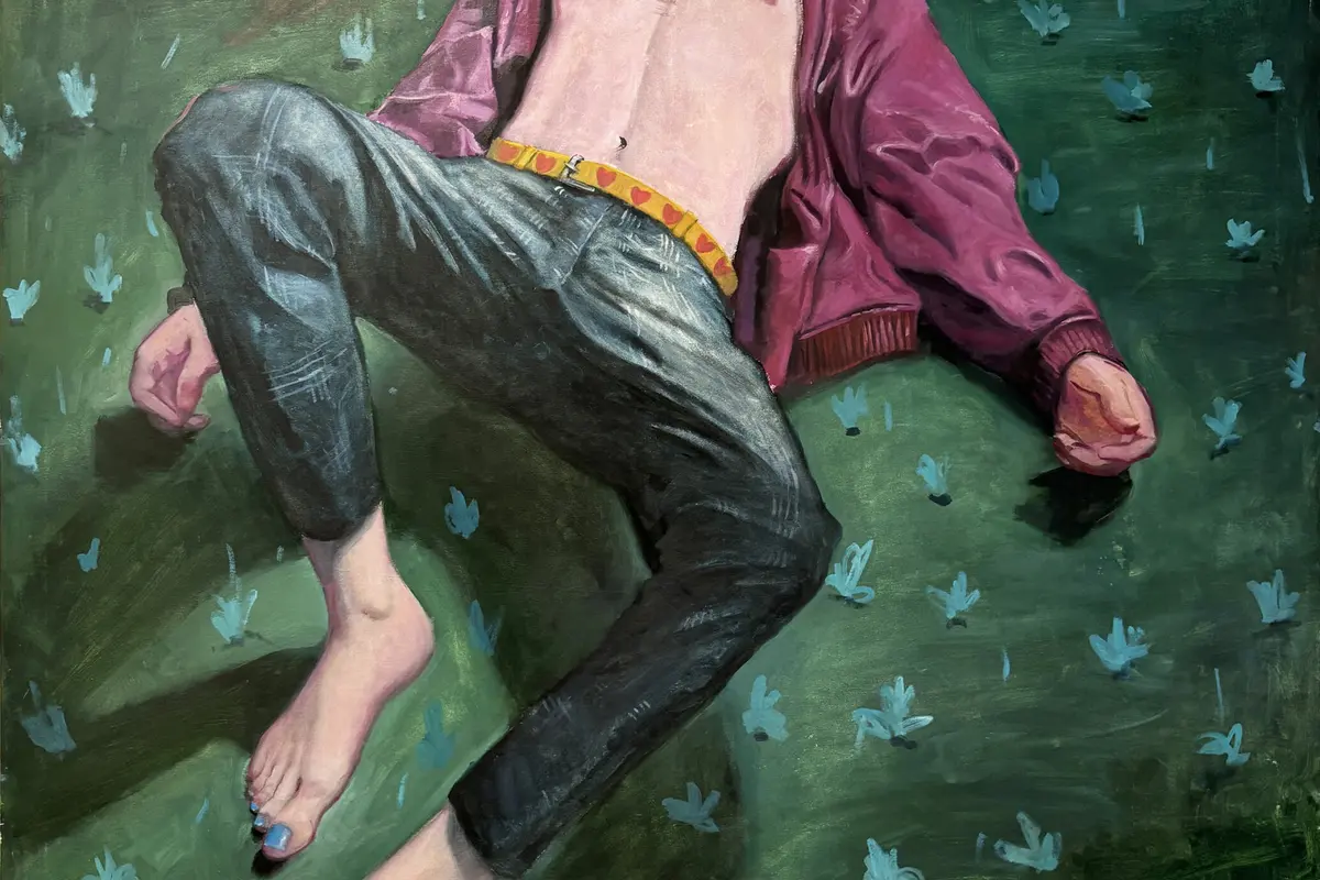 Tonino Lacertosa, «Senza titolo», 2026, olio su tela, 200x160 cm. Courtesy l'artista e A Pick Gallery, Torino. Diritti dell'immagine riservati.