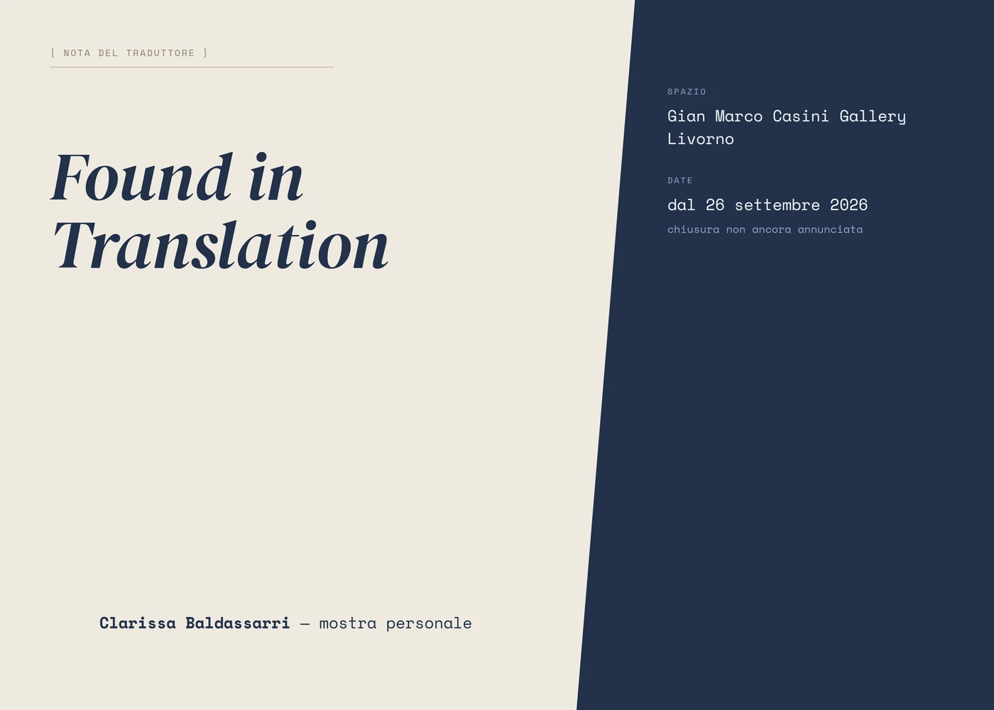 Found in Translation