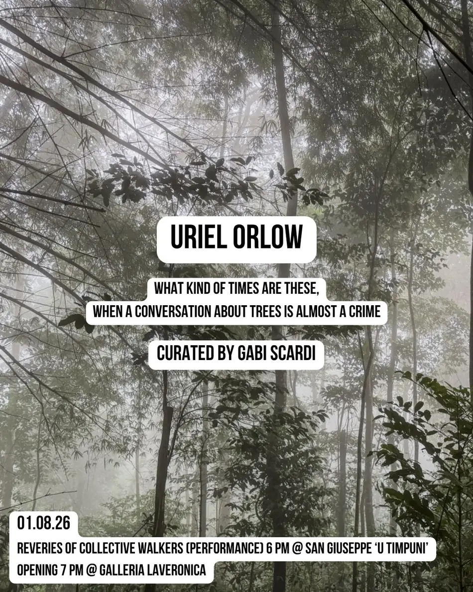 What kind of times are these, when a conversation about trees is almost a crime