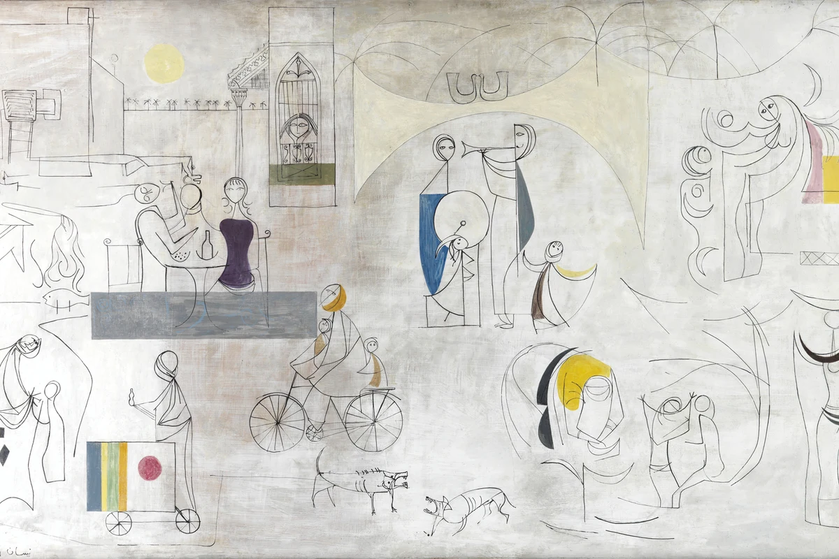 Jewad Selim, Baghdadiat, 1956. Mathaf: Arab Museum of Modern Art, Doha. Diritti dell'immagine riservati.