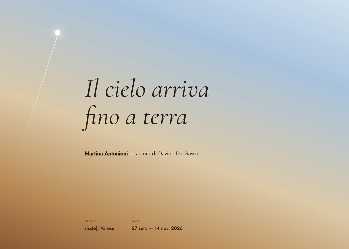 Il cielo arriva fino a terra