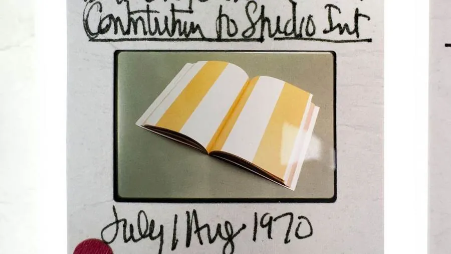 Daniel Buren. Pages in situ